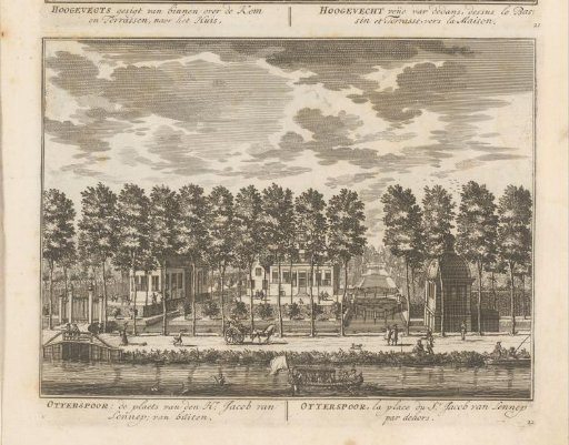 View of the estate Otterspoor on the Vecht near Maarssen