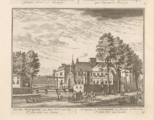 View of Nijenrode Castle near Breukelen