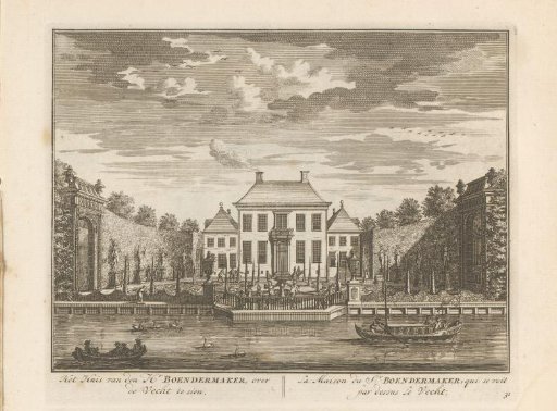 View of the country estate Boom en Bosch by the Vecht