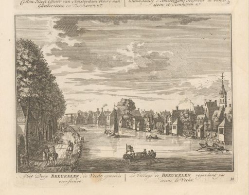 View of Breukelen on the Vecht