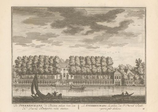 View of the country estate Sterreschans on the Vecht