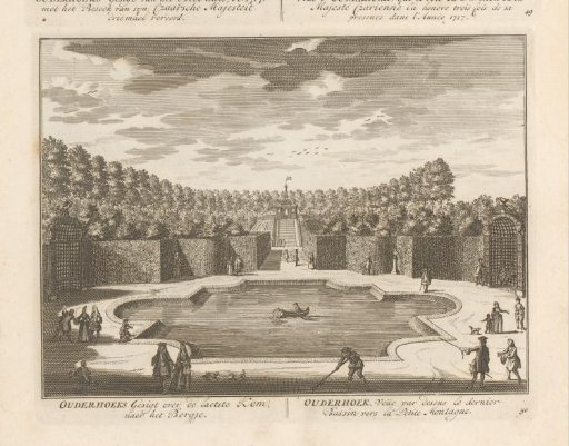 View of the garden of the country estate Ouderhoek