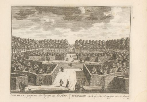 View of the garden of the country estate Ouderhoek