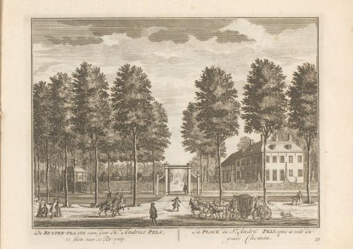 View of the country estate Vredenhoff