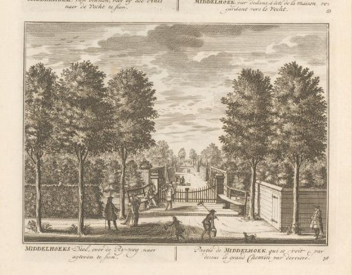 View of the Drive of the Country Estate Middelhoek