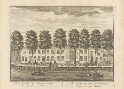 View of the estate Zijdebalen on the Vecht