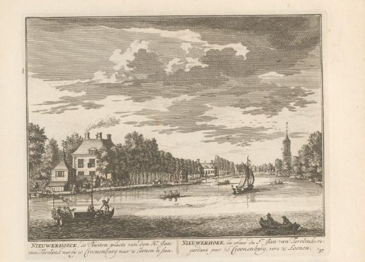 View of the Country Estate Nieuwerhoek on the Vecht near Loenen aan de Vecht