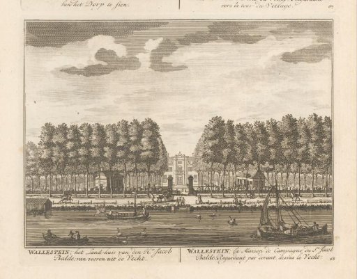 View of the Country Estate Wallestein on the Vecht