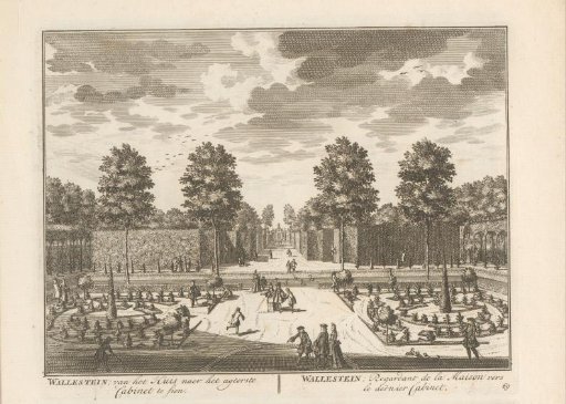 View of the Garden of the Country Estate Wallestein
