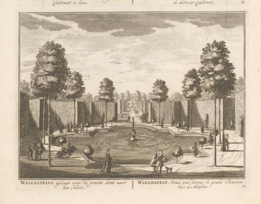 View of the Garden of the Country Estate Wallestein