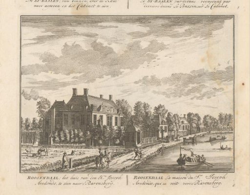 View of the estate Roosendaal on the Vecht