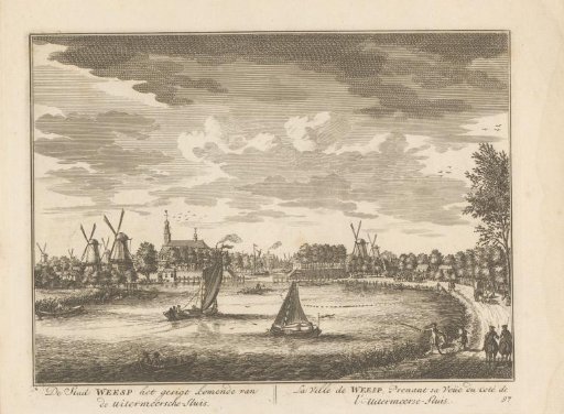 View of the Uitermeerse Sluis near Weesp