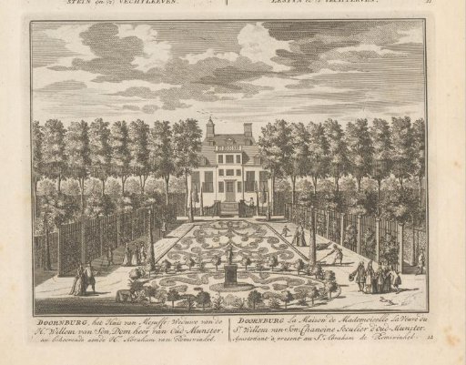 View of the estate Doornburgh near Maarssen