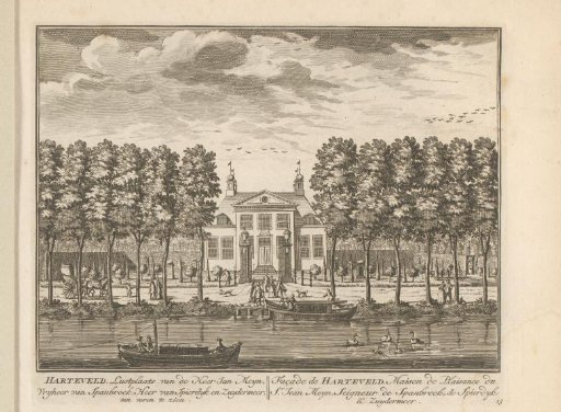 View of the estate Herteveld on the Vecht