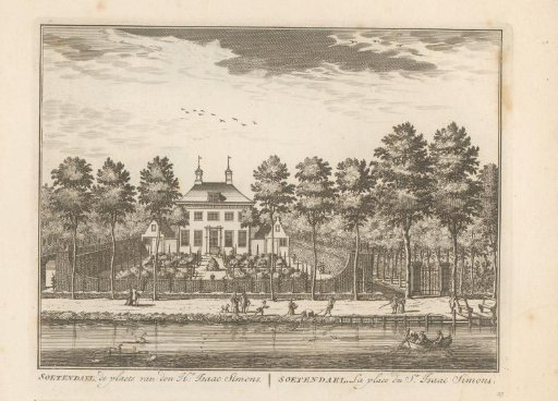 View of the estate Soetendael on the Vecht
