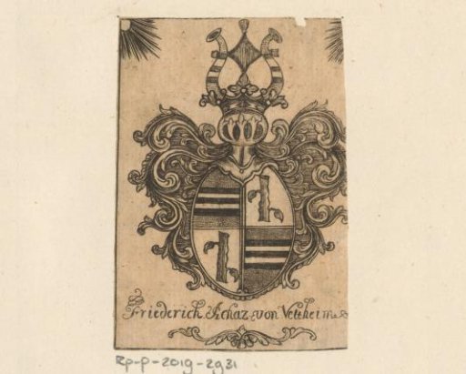 Ex libris of Friederich Achaz von Veltheim