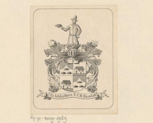 Ex libris of F.Z.M. Hauslab