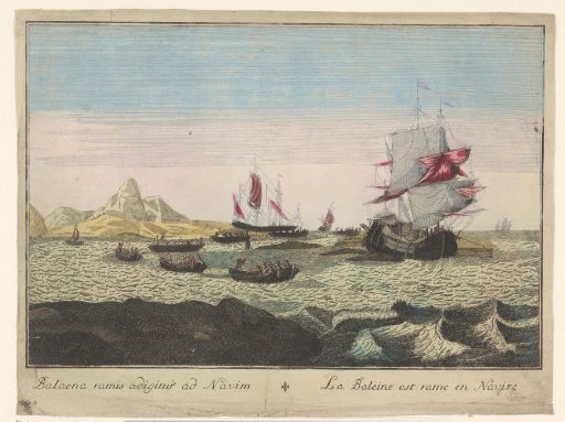 Whaling, possibly in Greenland