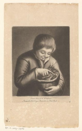 Boy with a nest of young birds