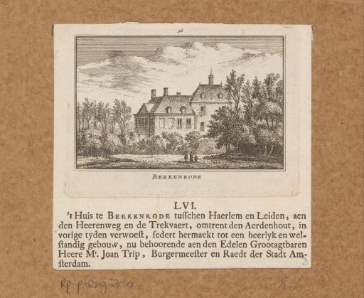 View of Oud Berkenrode near Haarlem