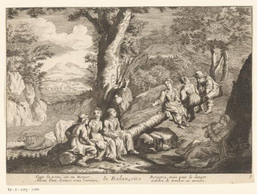 Shepherds on a Seesaw at the Edge of a Forest