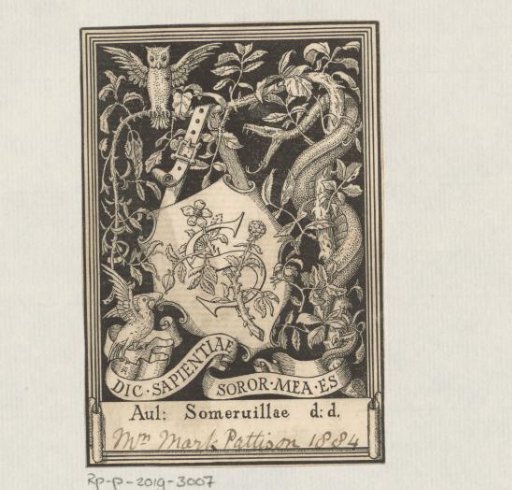 Ex libris of Aul: Someruillae d:d.