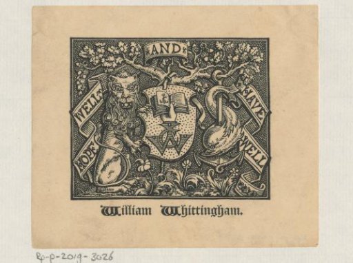 Ex Libris of William Whittingham