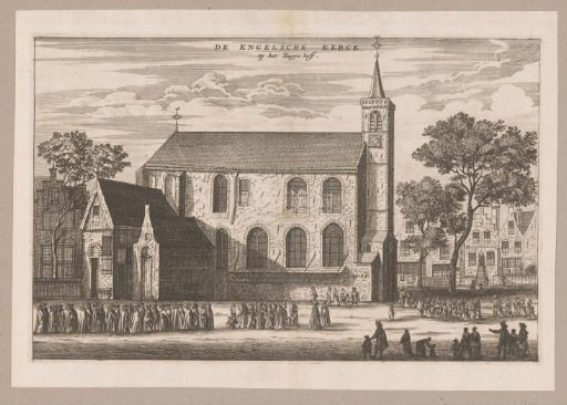 View of the English Church in Amsterdam