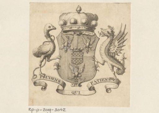 Ex libris of an unknown owner, possibly Coke