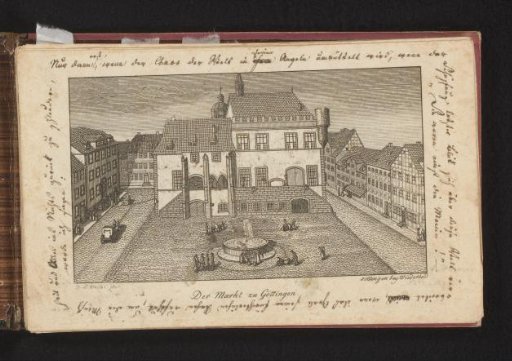 View of the market in Göttingen
