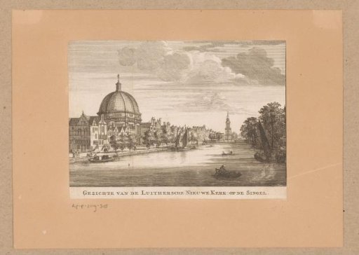 View of the New Lutheran Church on the Singel