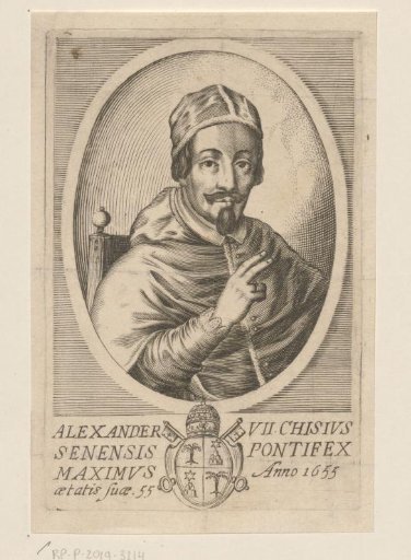Portrait of Pope Alexander VII at the Age of 55