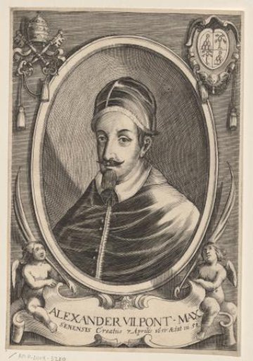 Portrait of Pope Alexander VII at the Age of 58
