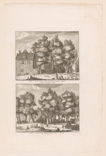 Views of the Kleine and Grote Karthuizerhof in Amsterdam