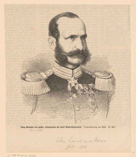 Portrait of Alexander von Hessen-Darmstadt