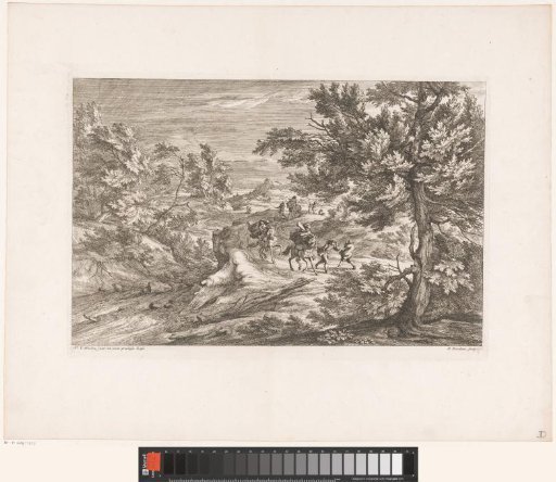 Landscape with Travelers Surprised by a Thunderstorm