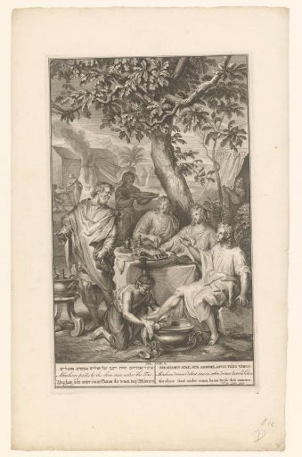 Abraham Receives the Three Angels