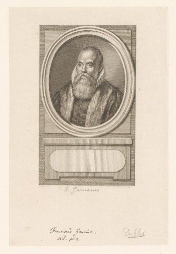 Portrait of the Theologian Franciscus Gomarus
