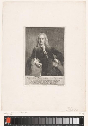 Portrait of Hubertus Gregorius van Vrijhoff