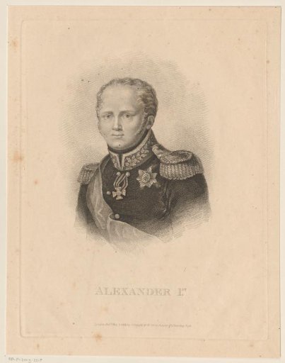 Portrait of Alexander I, Tsar of Russia