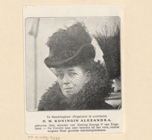 Portrait of Alexandra of Denmark, Queen of England