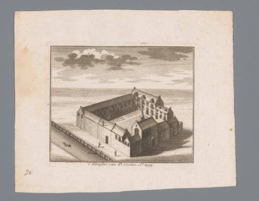 Aerial view of the Sint-Ceciliaklooster in Amsterdam