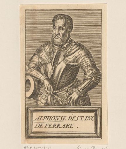 Portrait of Alfonso I d'Este, Duke of Ferrara, Modena and Reggio