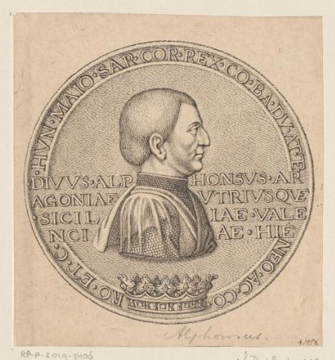 Portrait of Alfonso V, King of Aragon