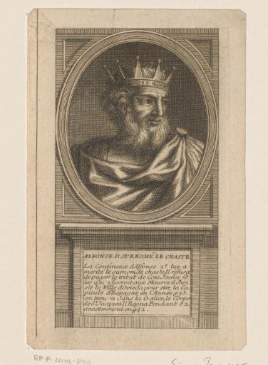 Portrait of Alfonso II, King of Asturias