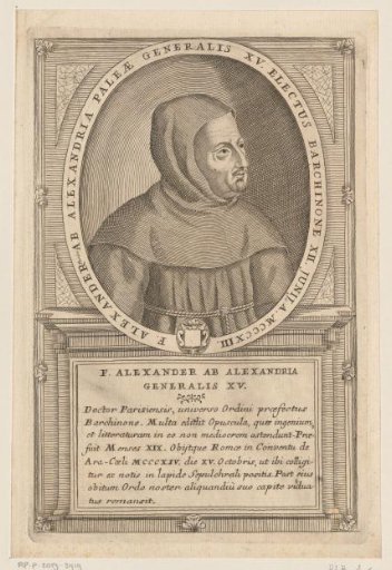 Portrait of Alexander Bonini of Alexandria