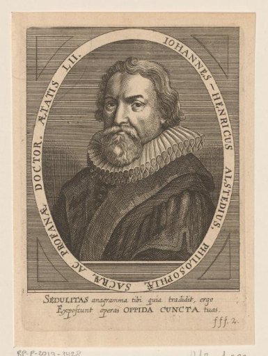 Portrait of Johann Heinrich Alsted