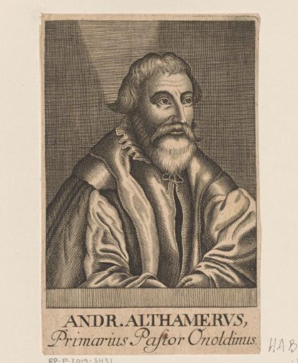 Portrait of Andreas Althamer