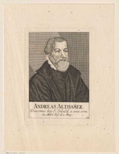 Portrait of Andreas Althamer