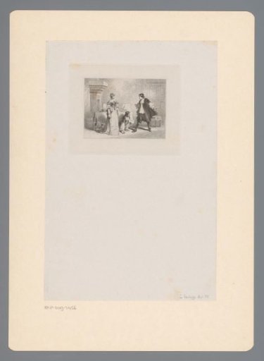 Orgon catches Tartuffe seducing Elmire